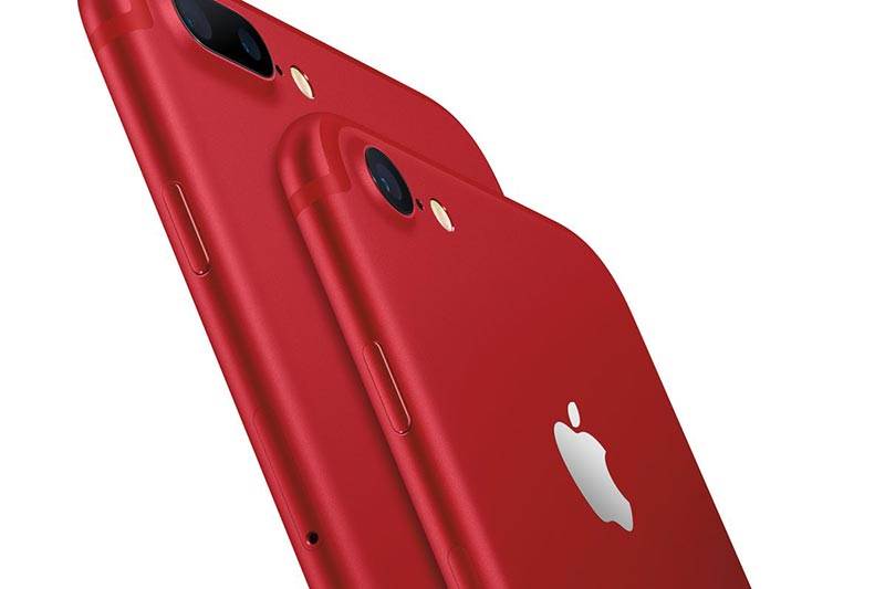 Apple: New Product Red version of the I-phone 7