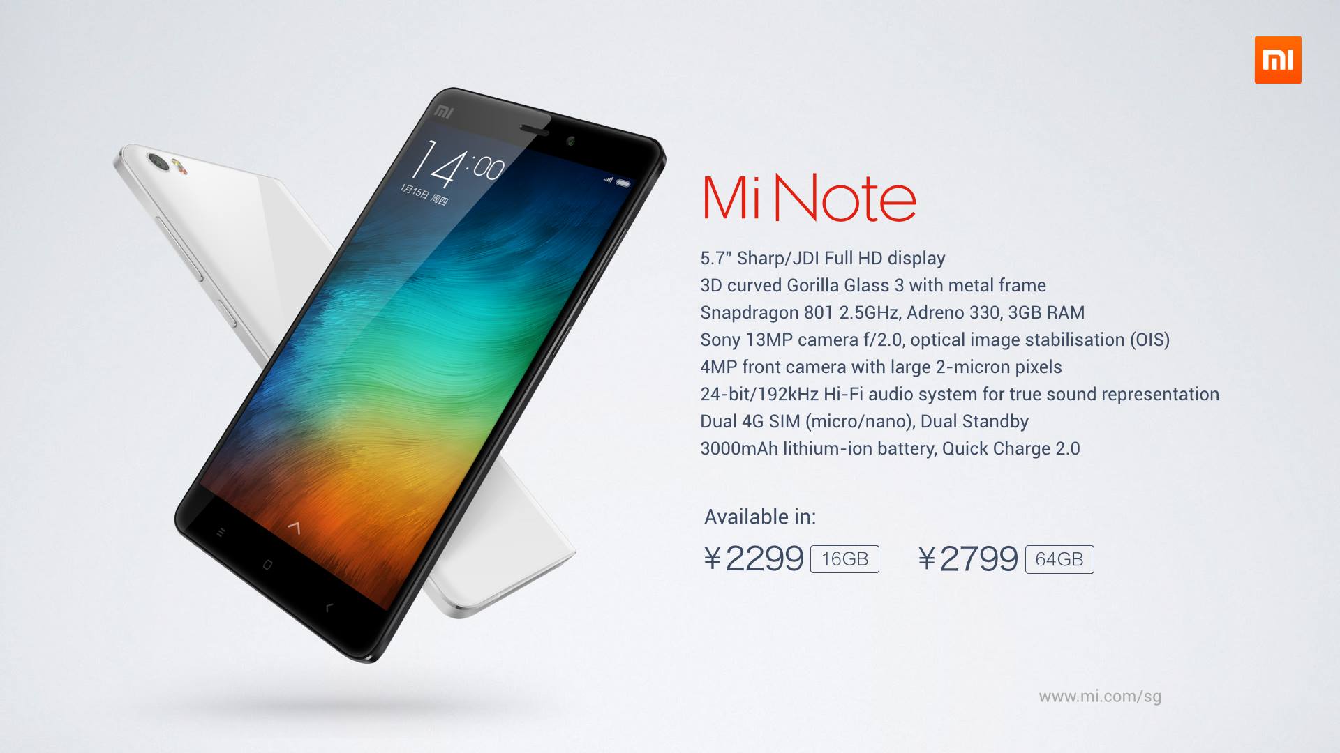 Επισκευή Xiaomi Mi Note Series