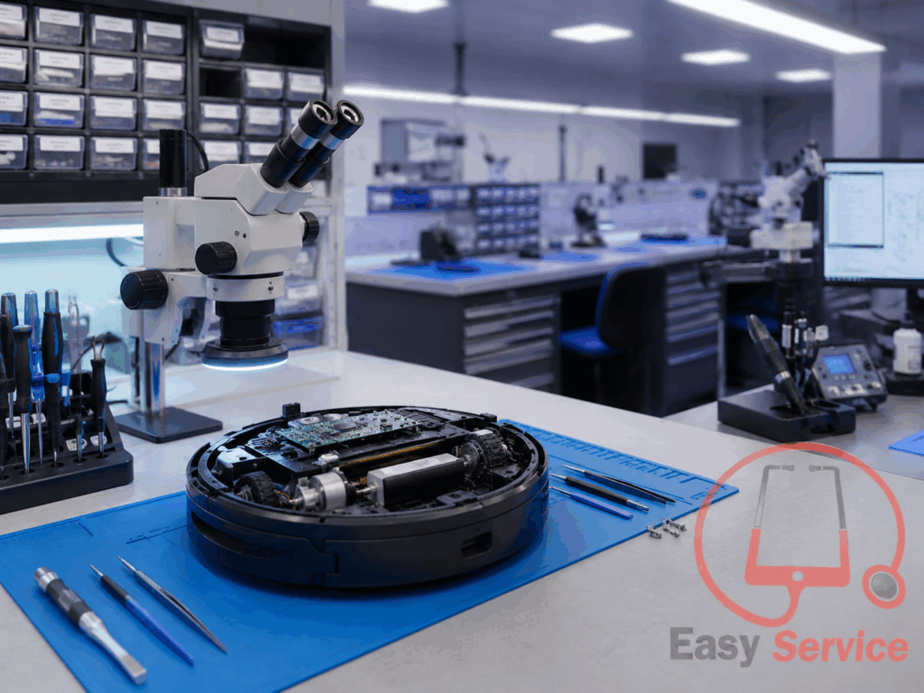 Service Xiaomi, Roborock, Dreame, Ecovacs, Tapo, MOVA, Kärcher και iRobot. Επισκευή LiDAR, μπαταρίας, dock, μοτέρ, αισθητήρων και πλακέτας