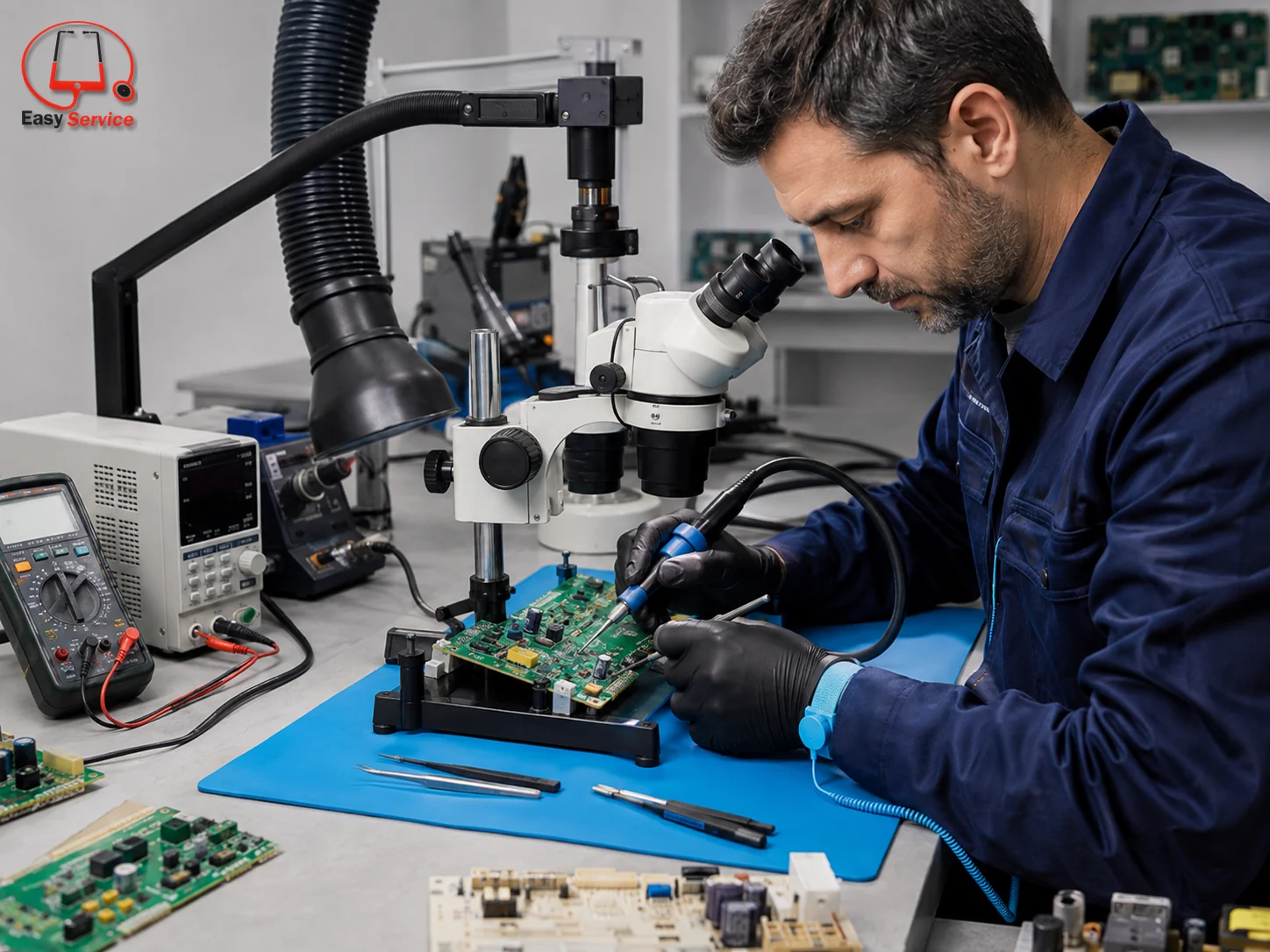 Component-level επισκευή ηλεκτρονικής πλακέτας οικιακής συσκευής