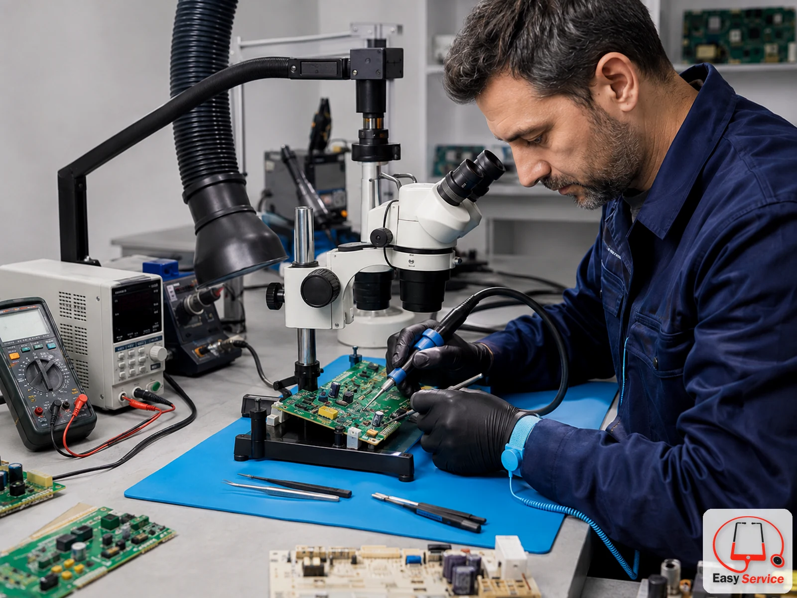Component-level επισκευή ηλεκτρονικής πλακέτας εστίας