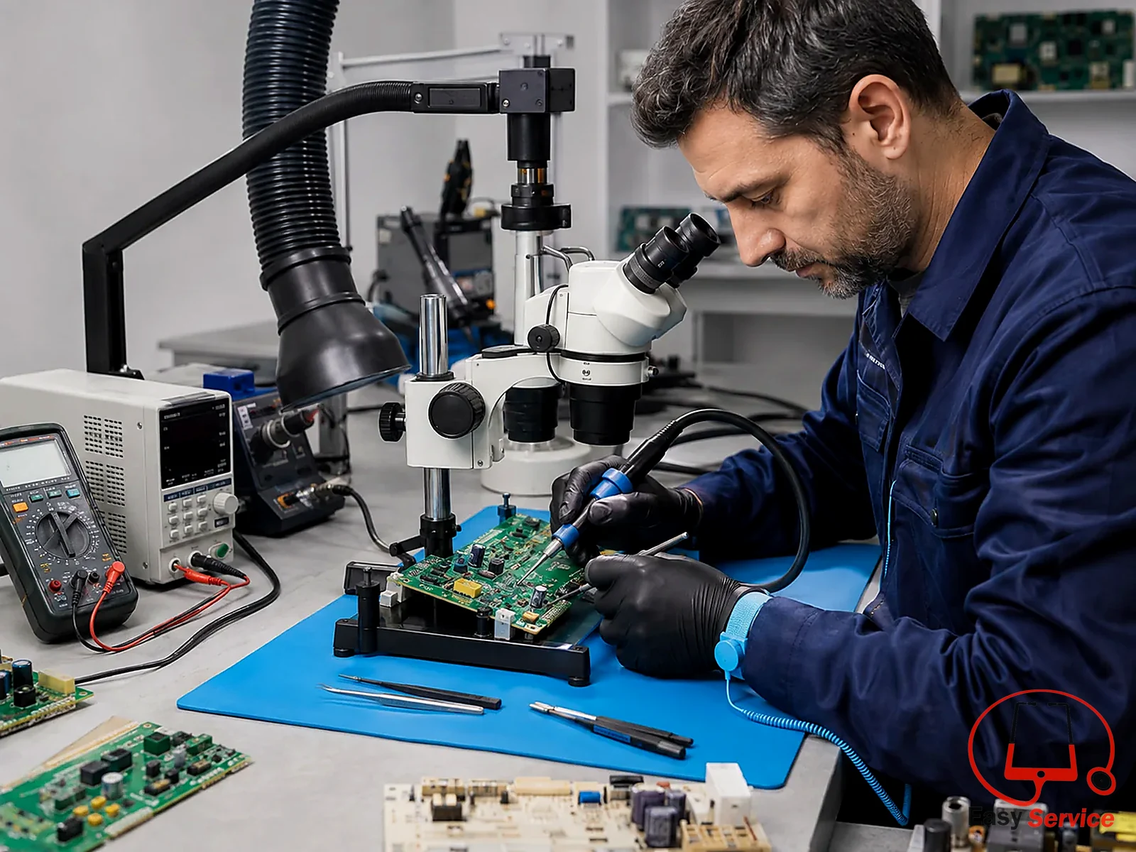 Component-level επισκευή ηλεκτρονικής πλακέτας ψυγείου