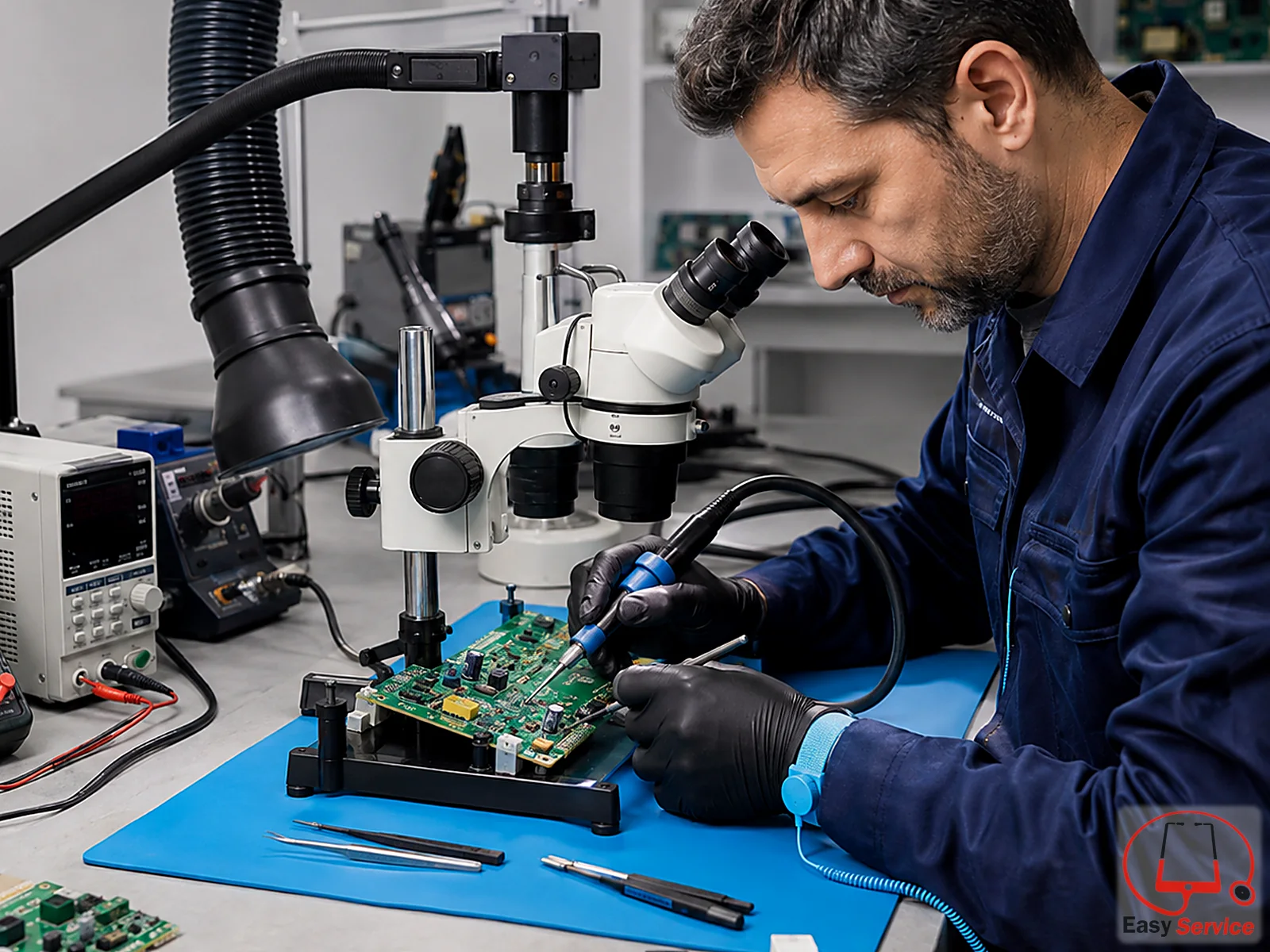 Component-level επισκευή ηλεκτρονικής πλακέτας στεγνωτηρίου